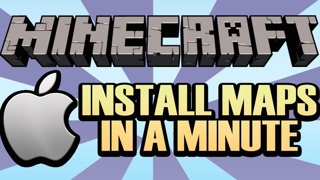 How to install minecraft maps mac